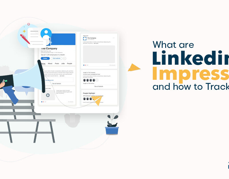 Image showing LinkedIn impressions and their impact on LinkedIn visibility.