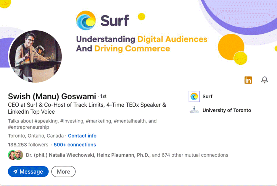 LinkedIn banner samples