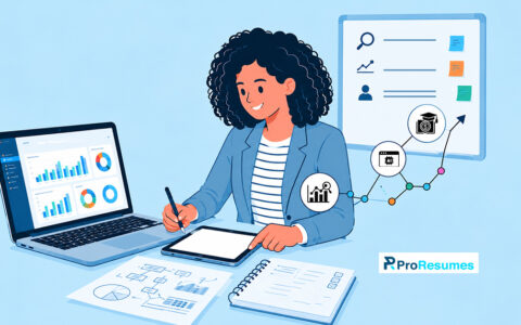 Career strategist supporting career development with data analysis, planning, and professional growth tools.