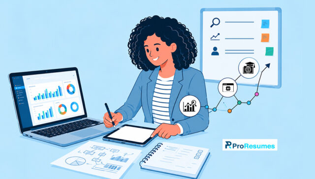Career strategist supporting career development with data analysis, planning, and professional growth tools.