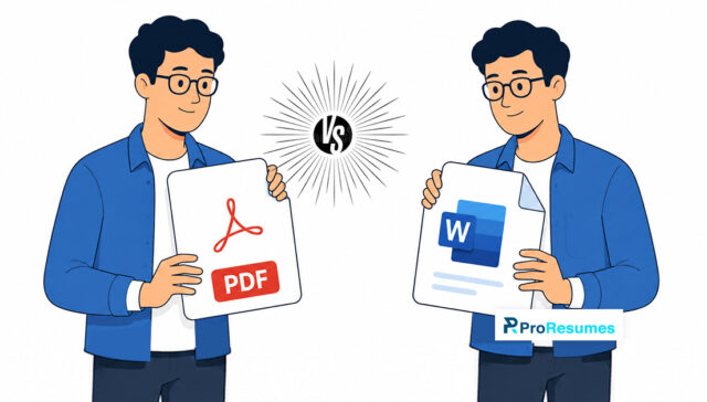 PDF vs Word document: Which one is better for your resume or CV?