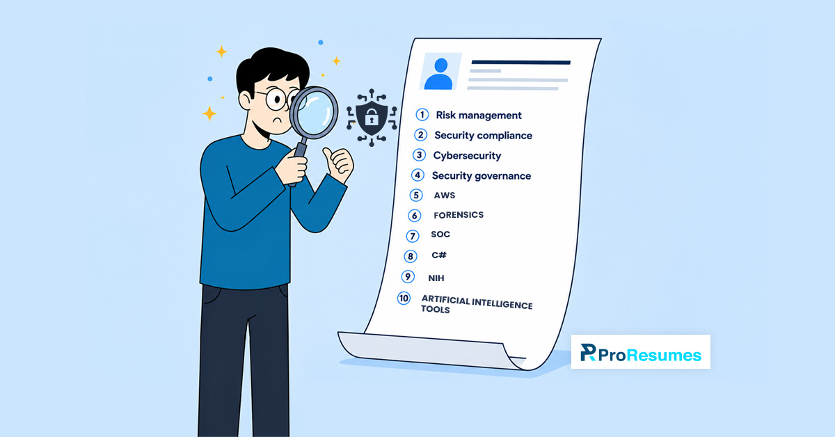 Best cybersecurity keywords for your resume to pass ATS and AI scans.