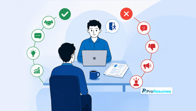 Exit interview with an employee discussing feedback, workplace experience, and reasons for leaving a company.